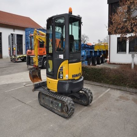 Used Komatsu PC26 MR-3 Mini Crawler Excavator for Sale